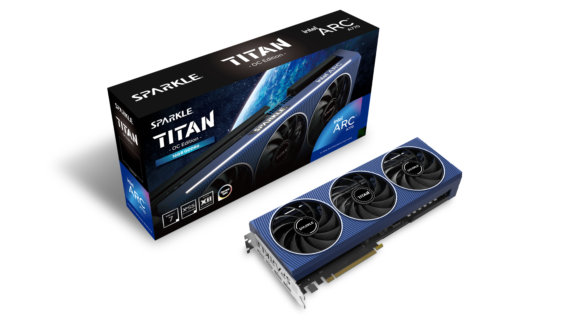 SPARKLE Intel&reg; Arc&trade; A770 TITAN OC Edition