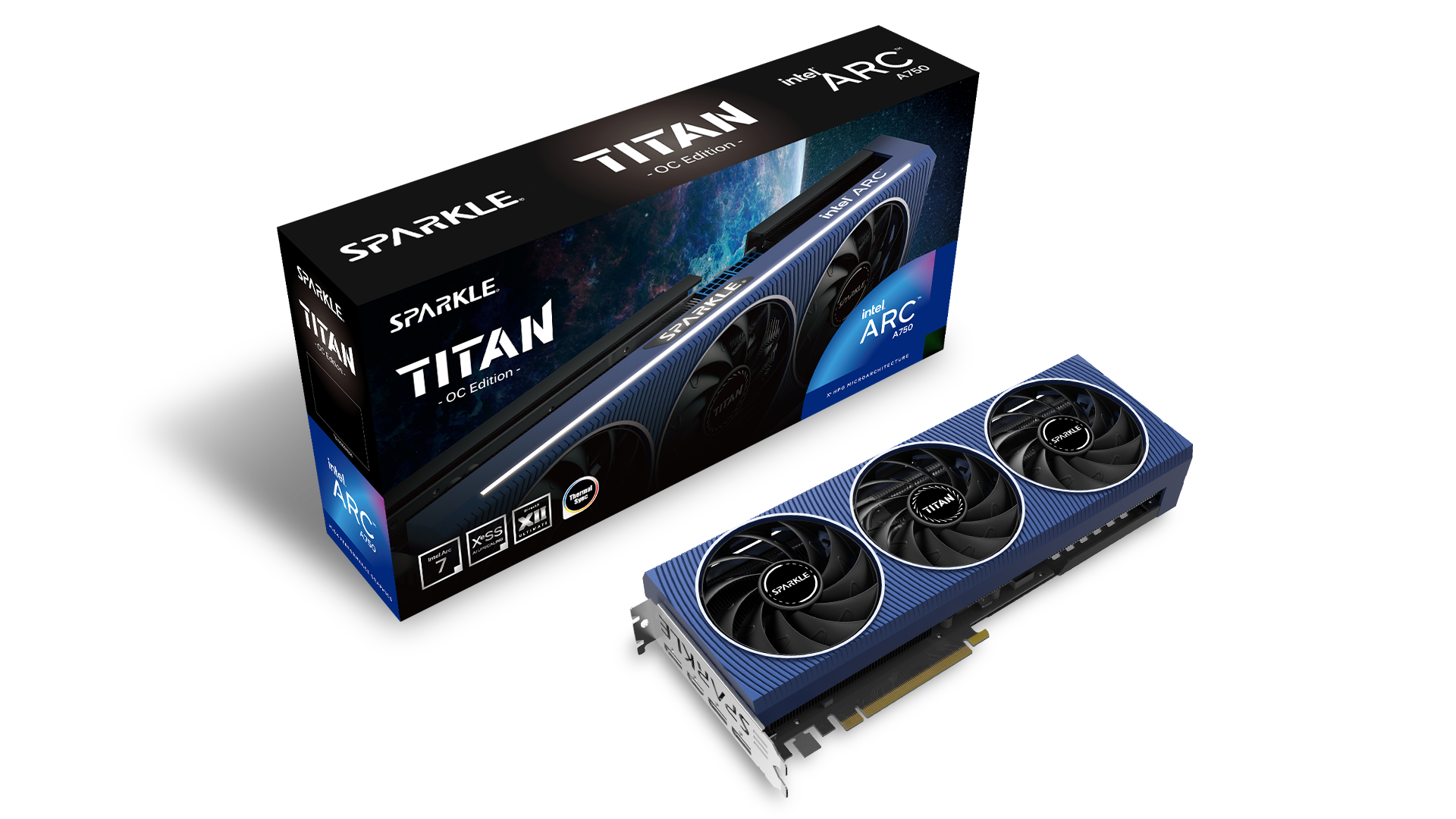 SPARKLE Intel&reg; Arc&trade; A750 TITAN OC Edition